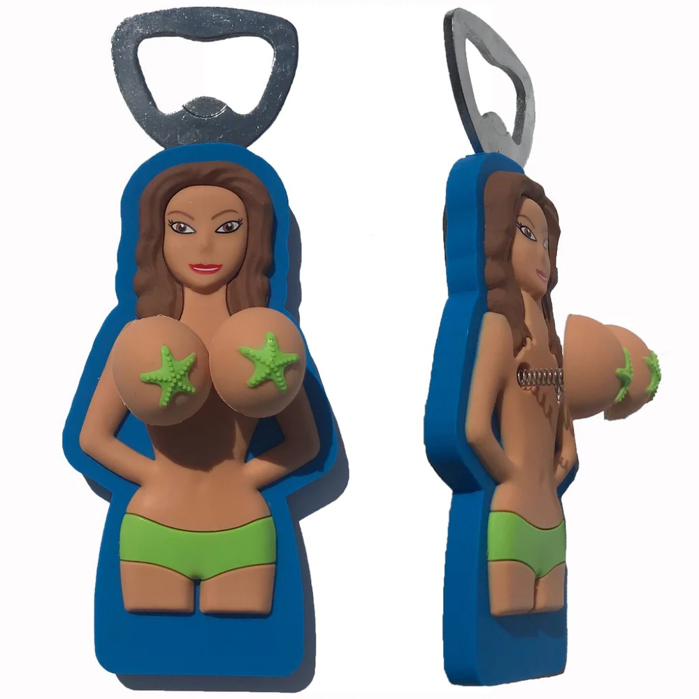 Bouncing Boobs Magnet Bottle Opener – Hammered By Noon